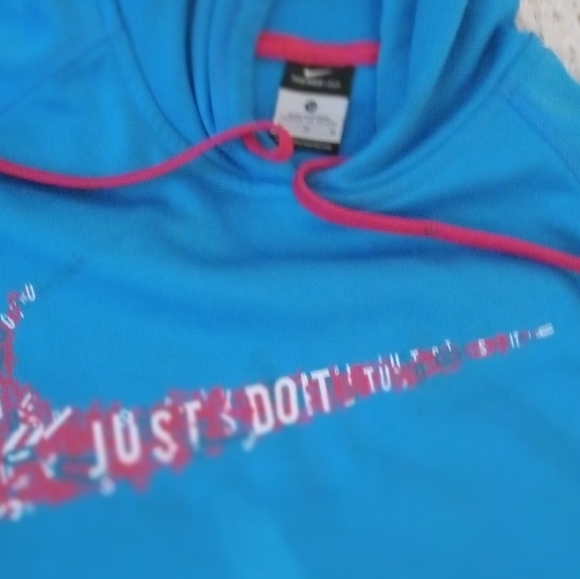 Blue Nike Hoodie Size Medium Unisex - Picture 4 of 7